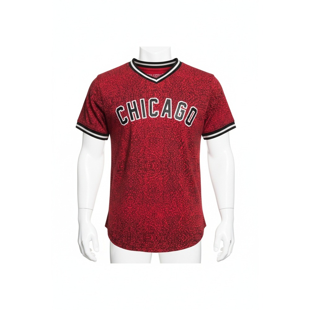 EVOLUTION‎ IN DESIGN Red Chicago 23 Baseball Jersey Shirt Men's Size XL